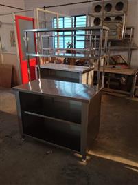Three-Sided Closed Pick Up Counter