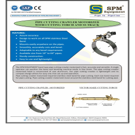 Fully Automatic Pipe Cutting Crawler Machine