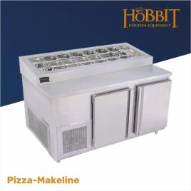 Commercial Pizza Preparation Machine, 4 Feet