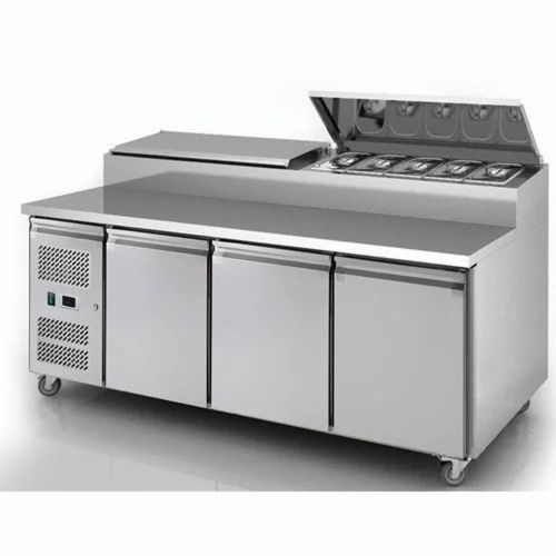 Stainless Steel Pizza Topping Counter