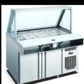 Rectangular Pizza Prep Counter