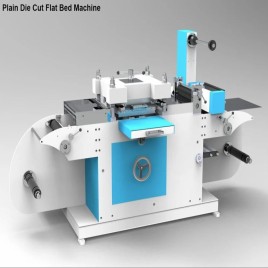 Plain Die Cutting Flat Bed Machine