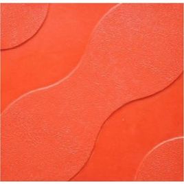 Red Plain Square PVC Tile Moulds