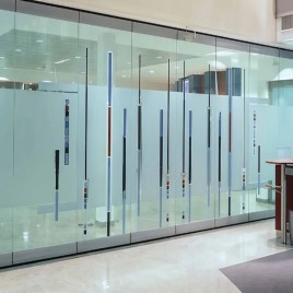 Rectangular Plain Transparent Office Glass Partition