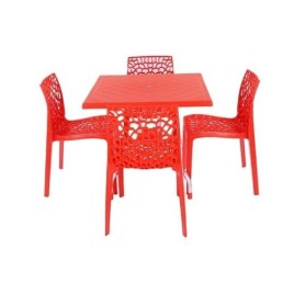 Supreme Web Olive Dining Table Set