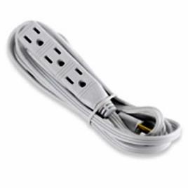Plastic 3 Pin Extension Cord