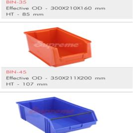 Plastic Rectangular Bin 45