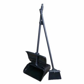 Plastic Dustpan and Broom Set
