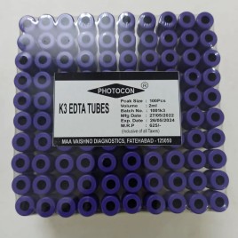 Plastic Blood Collection Vessel, Laboratory