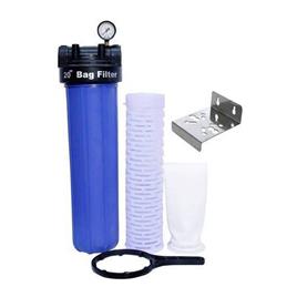 20 Inch Plastic Bag Filter Housing, Blue