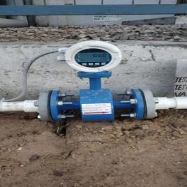 Plastic Body Electromagnetic Water Flow Meter 1 Inch