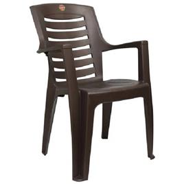 Mid-Back Plastic Chair with Armrest