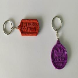 Plastic Die Moulding Keychains (54x45mm)