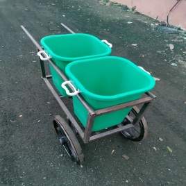 Plastic Industrial Dust Bin Trolley