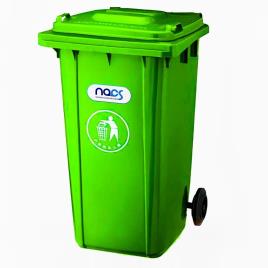 Wheeled Stainless Steel Dustbin