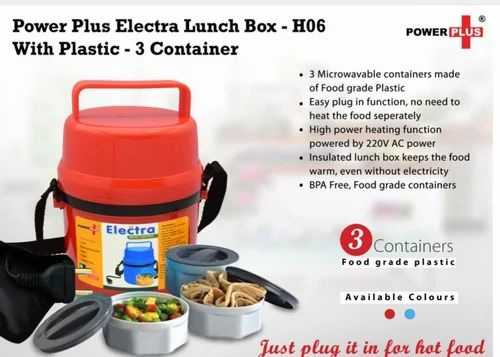 Plastic Electric Lunch Box