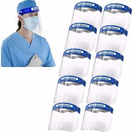 Rubber Band Plastic Face Shield