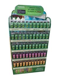 Plastic Free Standing Grocery Display Rack