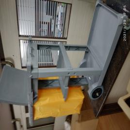 Plastic Gray Hospital Janitor Cart C104