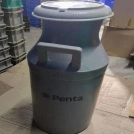 40L Silver Plastic Milk Can