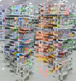 Plastic Retail Gondola Rack, Shoe Display