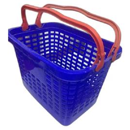 Blue Red Plastic Basket