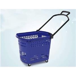 Plastic Quad Wheel Basket