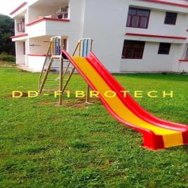Plastic Straight Outdoor Garden Slide
