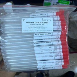 Sterile Plastic Swab Stick with Tube