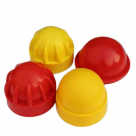 Red Yellow Pull Push Caps