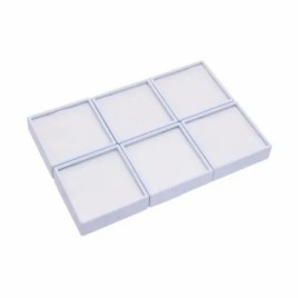 Plastic White Gemstone Jewelry Box