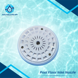 White Round Pool Drain
