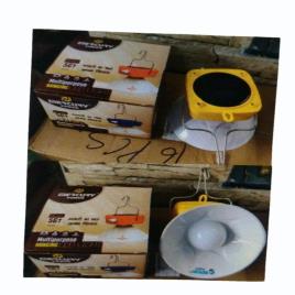 White Solar Plastic Hanging Light