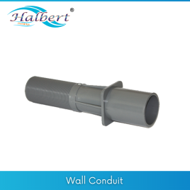 Plastic Pool Wall Conduit, 63mm Threaded