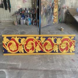 Polished Golden Fiberglass Pillar Moulds