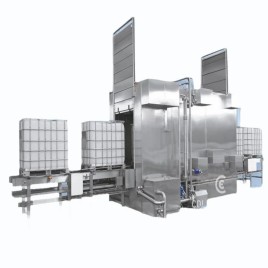 Polished IBC Bin Washing Machine