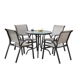 Polished SS Table Chair Set for Restaurants