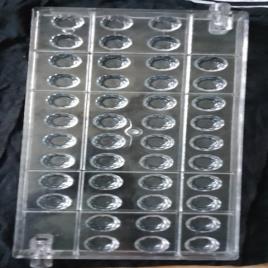 Polycarbonate Round Chocolate Tray