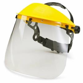 Polycarbonate Ratchet Face Shield, Medium