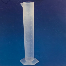 Polylab Plastic Hexagonal Measuring Cylinder, 500 ml