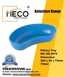 Polypropylene Tray RE500, 500ml Blue