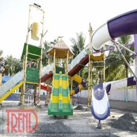 Outdoor FRP Playground Slide