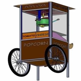 Commercial Popcorn Production Machine