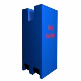 1000kg Powder Coated Cast Iron Weight