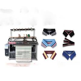 Computerized V-Bed T-Shirt Collar Knitting Machine