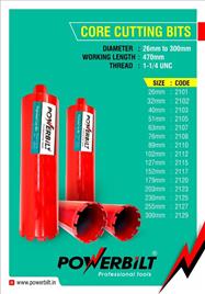 Powerbilt Diamond Core Bit 203mm