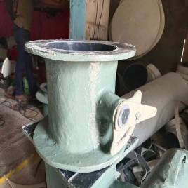 FRP Damper for Fire Control, Rounded Shape