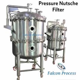 Semi-Automatic Pressure Nutsche Filter