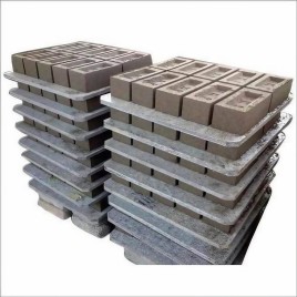 Prince Blue Recycled Plastic Fly Ash Brick Pallet