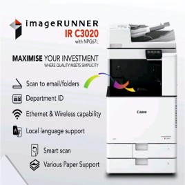 Canon Imagerunner C3020 A3 Color Photocopier Machine